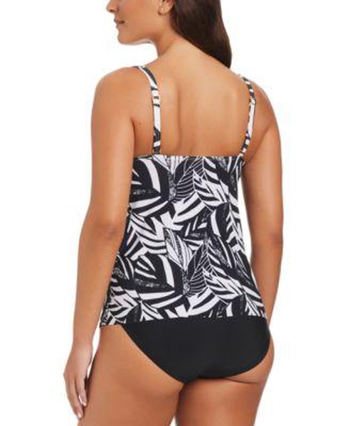 Sharp Observation Tankini & High-Waist Bottom