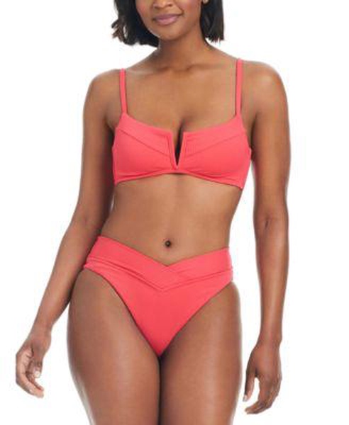 Women's V-Wire Bralette Bikini Top & Bottoms, Created for Macy's