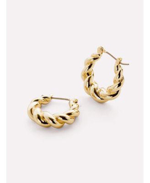 - Twisted Hoop Earrings  - Paris Mini