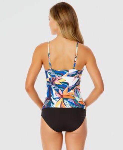 Women's Hidden Underwire Tankini Top & High-Waist Bikini Bottoms