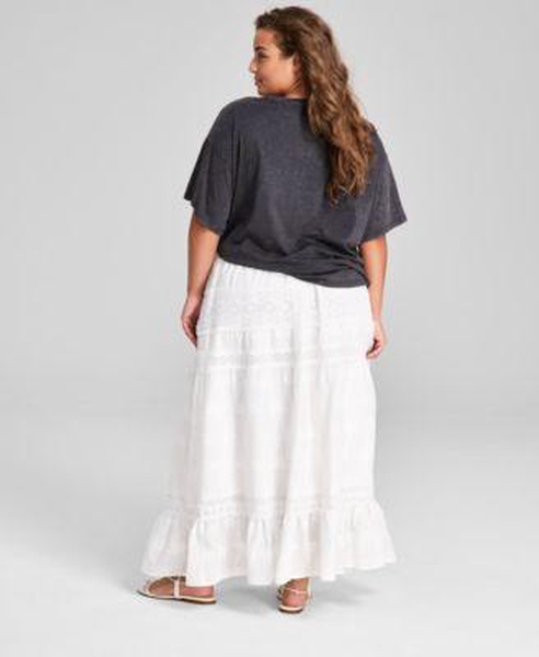The Beatles Graphic T-Shirt & Tiered Maxi Skirt