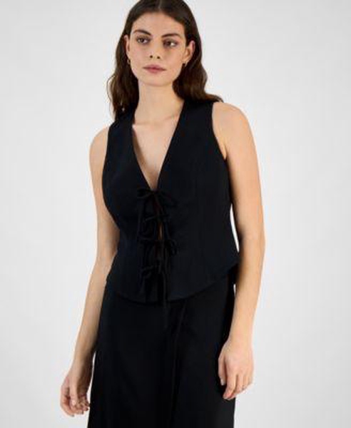 Women's Tie-Front Vest & Maxi Skirt, Exclusively at Macy's