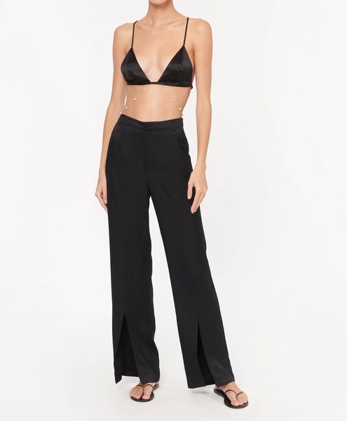 amelie twill pant in black