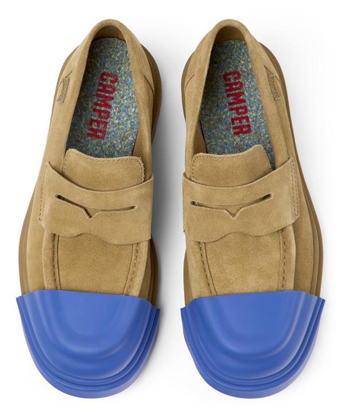 Brown Nubuck Loafer for Women