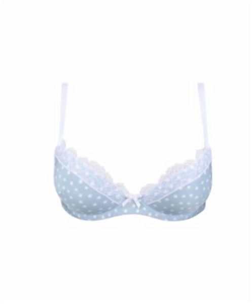 women's pois sixties padded bra in bleu