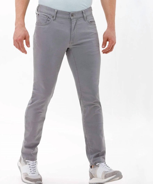 chuck 5 pocket pant in silver