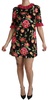 Dolce & Gabbana  Floral Pink Lace A-Line Shift Mini Dress