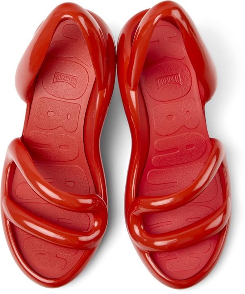 Red sandals