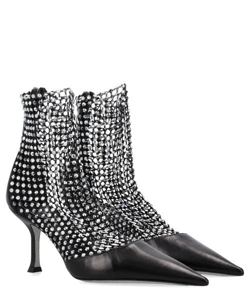 Crystal Mesh Stiletto Heel Shoes