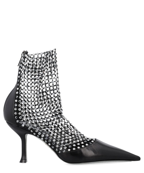Crystal Mesh Stiletto Heel Shoes
