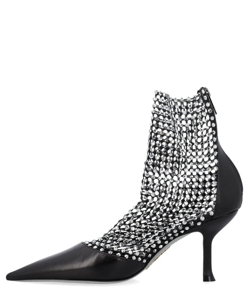 Crystal Mesh Stiletto Heel Shoes