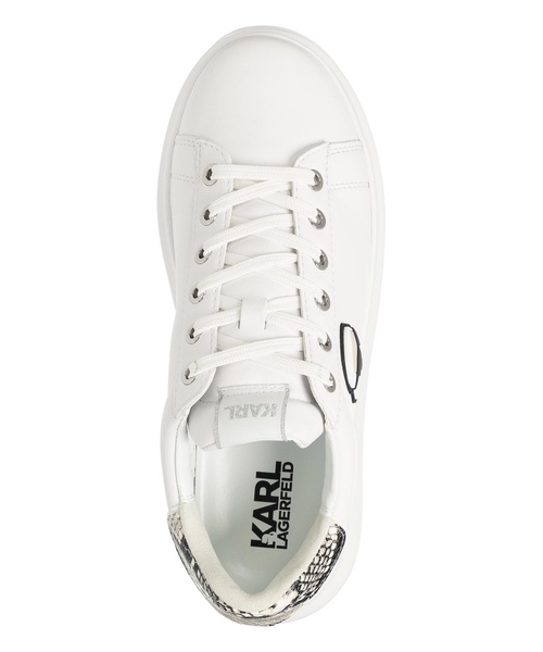 Glitter Detail Leather Sneakers