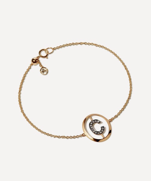 18ct Gold C Initial Bracelet