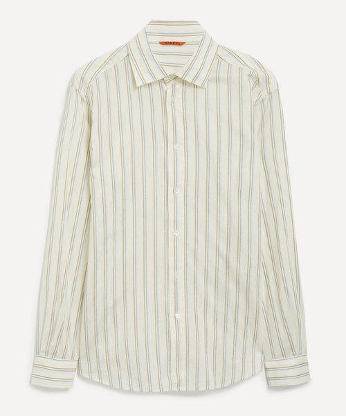 Surian Striped Cotton-Silk Shirt