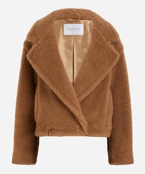 Cropped Teddy Bear Icon Coat