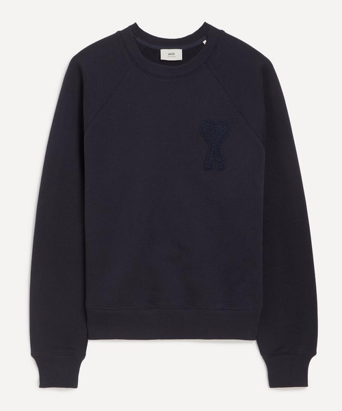 Navy Ami de Coeur Patch Sweatshirt