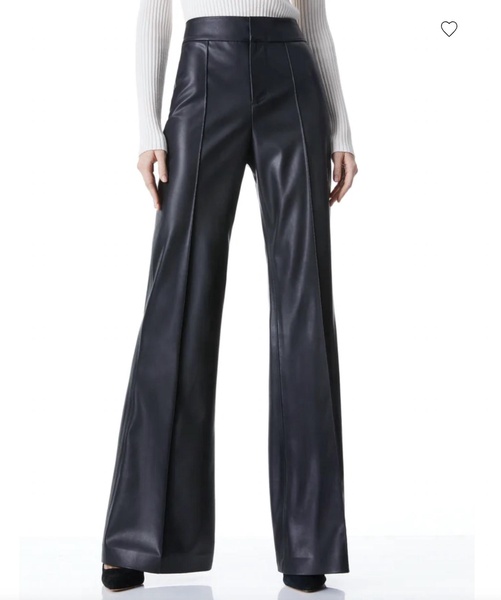 dylan vegan leather pant in black