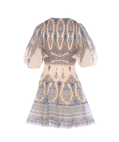 Pleated Mini Dress
