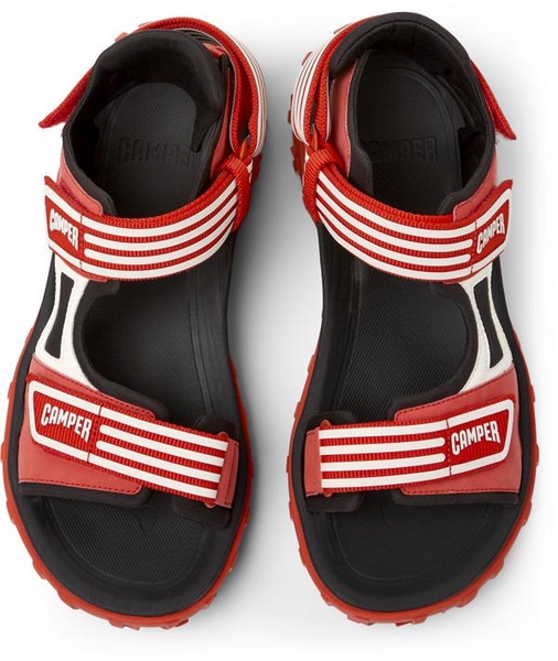 Multicolor Recycled PET and Leather Sandals for Men.