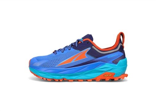 men's olympus 5 trail running shoe in blue