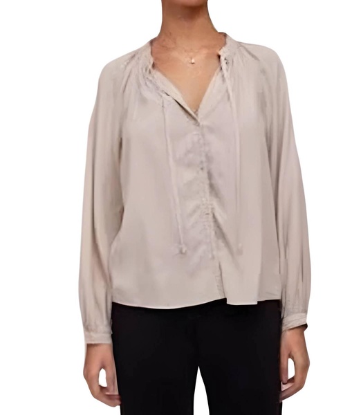 raglan button down shirt in high desert