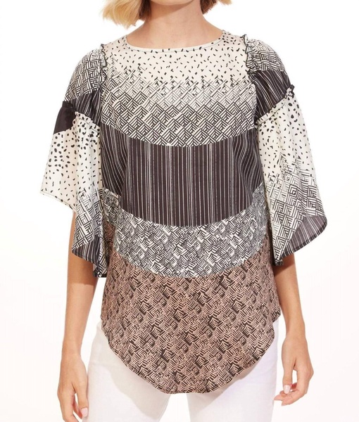 chiara top in desert coast