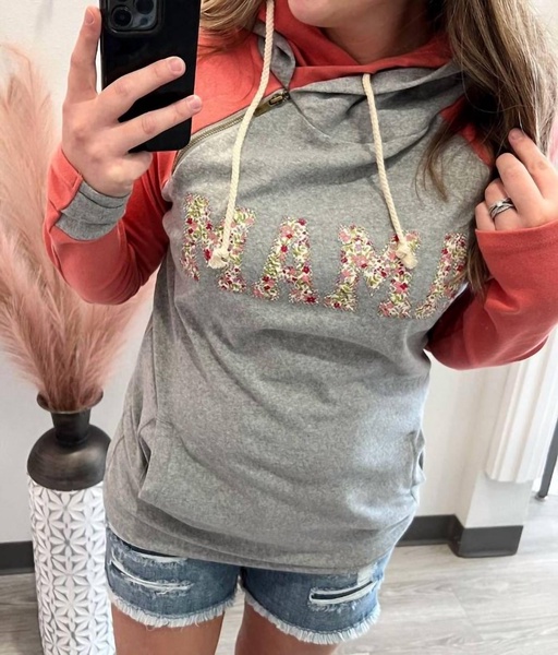 mama sweatshirt in multicolor
