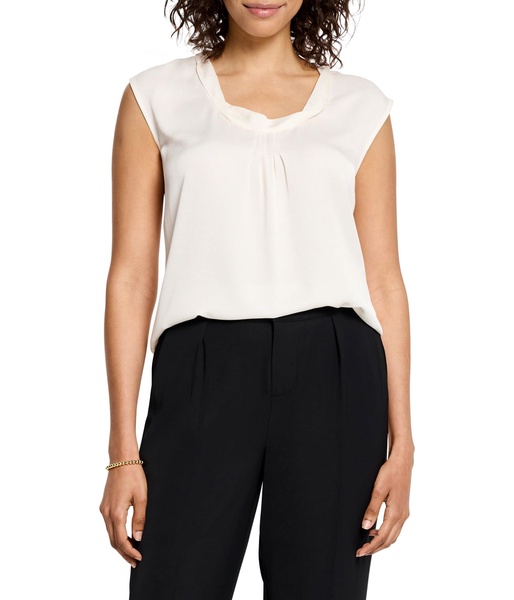 NIC+ZOE Women's Satin Chiffon Jacket Layer