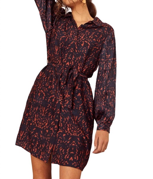 austin dress in two tone x-ray