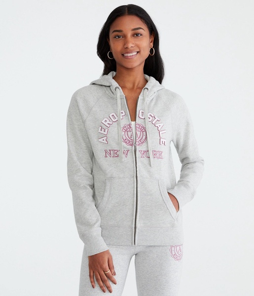 new york crest full-zip hoodie