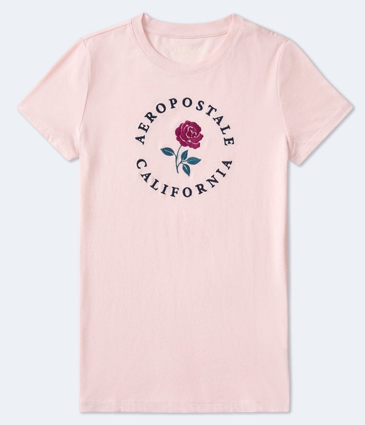 california rose graphic tee