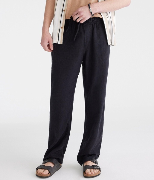 drawstring linen pants