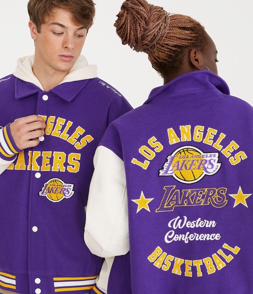 los angeles lakers bomber jacket
