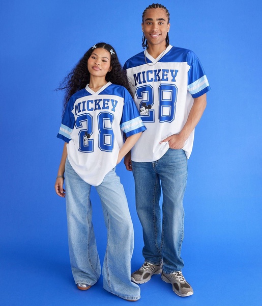 mickey & friends | mickey mouse 28 v-neck mesh top