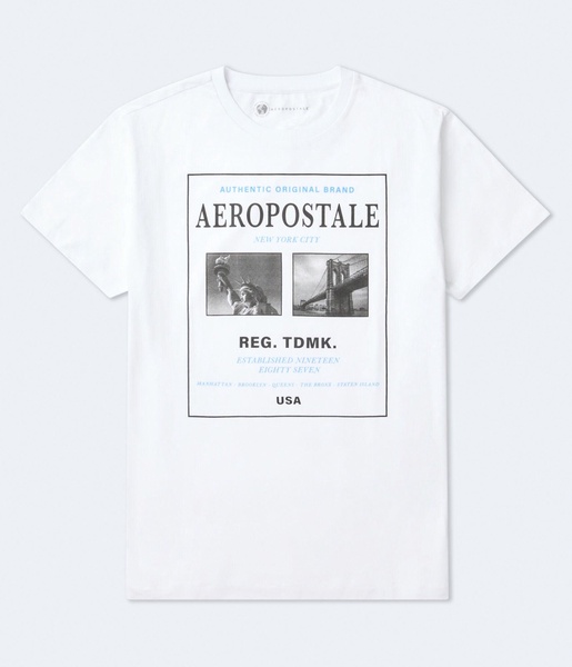 city scene graphic tee