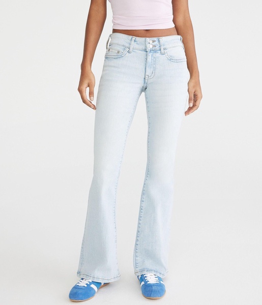flare low-rise jean