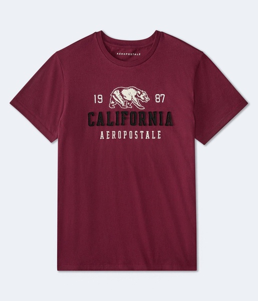cali bear graphic tee
