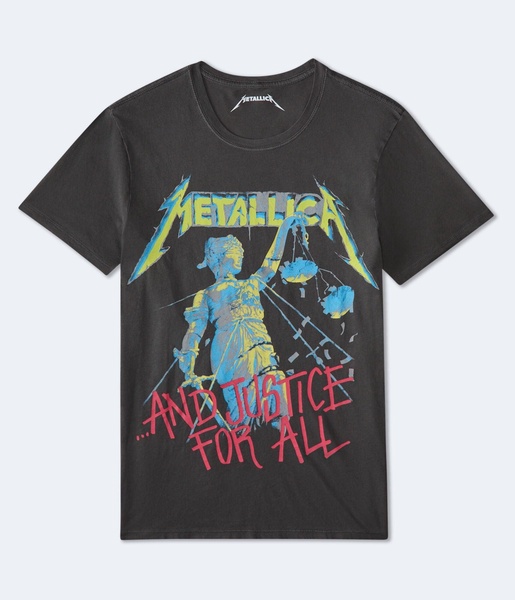 metallica tour 1988 relaxed graphic tee