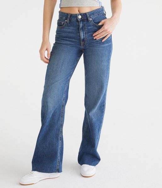 women's '90s super high-rise wide leg jean***