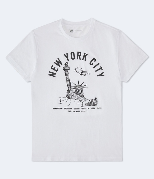 new york city lady liberty graphic tee