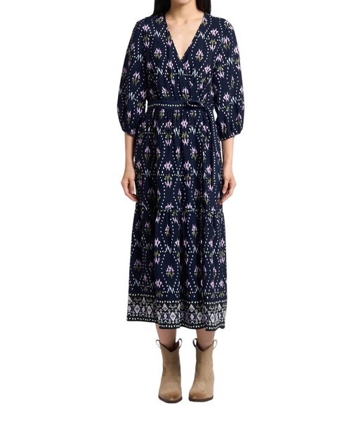 nerla dress in night blue