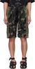 Khaki Camouflage 'Overcamoujerseyshorts' Shorts