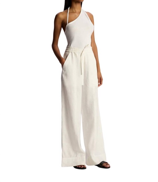 holden wide leg pant in cream
