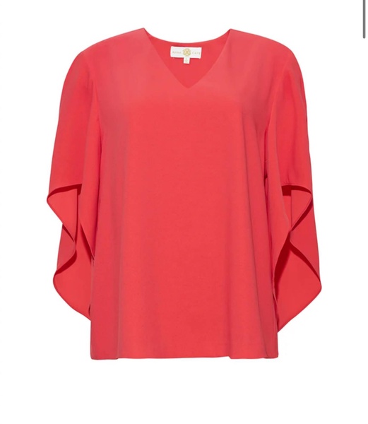 nina blouse in tea berry