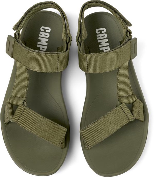 Green Textile Sandal for Men
