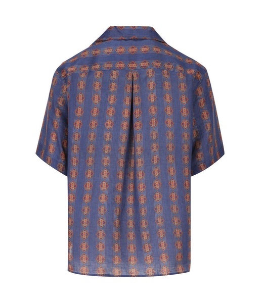 All-over Patterned Button-up Shirt