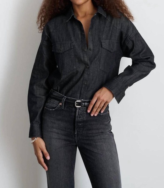 santa fe shirt in black