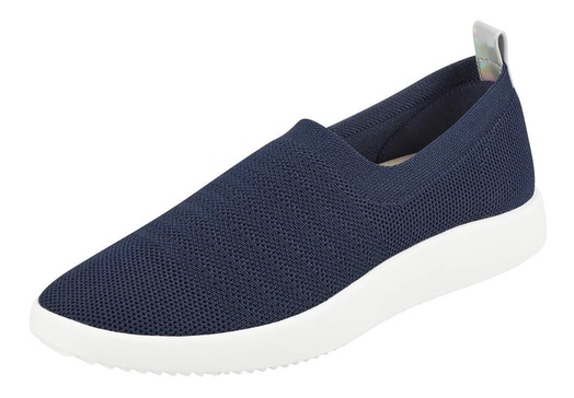 Aerosoles Women's Neck Sneaker, Navy Fabric, Medium