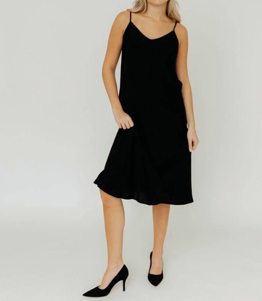 poppy dress in black