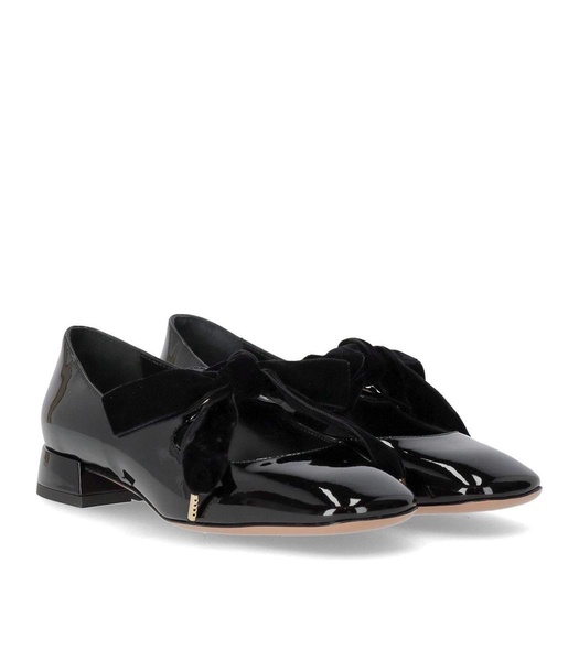 A.Bocca Mary Jane Black Ballet Flat With Bow